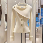 Temperamentne Korea L&otilde;tv Naiste Kudumiskaardigan Kampsun Jakk Moodne T&auml;iskasvanud Naiste Kampsunkate S