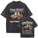 Pestud Vintage Limp Bizkit Graafilised T-s&auml;rgid Meestele Naistele Hip Hop Vabaaja &Uuml;leliigne L&uuml;hikeste Varrukatega T-s&auml;rgid Unisex Streetwear#V&auml;rv(6) S mitmev&auml;rviline