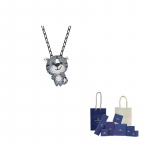 Swarovski sodiaagikass kaelakeed Unisex F-Original Brand Box And Bag must