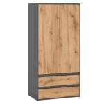 Suur noorte riidekapp Hall Wotan Sahtlid 4 riiulit 1 riidepuu 90cm