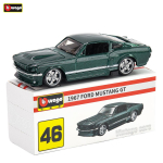 Bburago 1967 FORD MUSTANG GT Lamborghini Cadillac Benz BMW M&otilde;&otilde;tkavaline Auto Mudel Koopia Kollektsioon Laste J&otilde;ulukink M&auml;nguasjad Poistele black