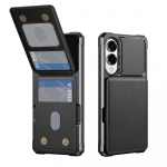 Rahakott-&uuml;mbris kaardihoidjaga, pesaga, telefoni&uuml;mbris Galaxy S25 Edge S24 FE S23 Ultra S22 S21 Plus A56 A36 A26 A16 A06 A55 A35 A25 A15 5G jaoks Galaxy S21 must