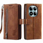 Xiaomi Redmi Note 15 Pro 5G jaoks (Globaalne) Kott 9 kaardipesa T&otilde;mblukuga rahakott PU-nahast telefoni&uuml;mbris koos