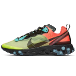 Nike React Element 87 Volt Racer Pink AQ1090-700 45 punane/roheline