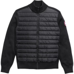 Canada Goose HyBridge seeria kitsa l&otilde;ikega tuulekindel veekindel sulejope kootud villast, p&uuml;stkraega ja soonikuga lukuga, unisex, must 6830M-61 L black