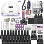 Manik&uuml;&uuml;rikomplekt Akr&uuml;&uuml;lk&uuml;&uuml;nte Komplekt Koos 1208054w K&uuml;&uuml;nelambi 35000 p/min K&uuml;&uuml;nepuurimasin Valige Geellakid K&otilde;ik Manik&uuml;&uuml;riks120w-20-2000- Ruikalucky