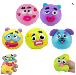 UUS Smushers Squishy, Curiosities Koera N&auml;ovahetus Squishy M&auml;nguasi, Pehme Vormitav Armas Aeglase T&otilde;usuga Pigistatav M&auml;nguasi, stressileevendusm&auml;nguasi yellow