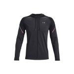 Under Armour meeste RUSH HeatGear t&auml;ispika lukuga kapuutsim&uuml;ts Must Unisex 1366170-001 S black