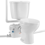 VEVOR Macerating WC-s&uuml;steem v&otilde;imsa 500W purustuspumbaga, tagumine v&auml;ljalaskeava ja &uuml;lespumbatav WC keldri jaoks, kahekordne loputusvee &auml;ravool 39 x 16.3 x 29.3 cm