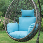 Ripptoolipadjad | Polsterdatud iste ja seljatugi, peatoega, Large with Core_Sky Blue blue