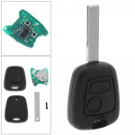 433MHz 2 nupuga kaugjuhtimispult autov&otilde;ti PCF7961 kiibi ja HU83 labaga Peugeot 307 Citroen 73373067C jaoks