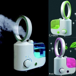 Kodumajapidamises kasutatav labadeta ventilaator koos &otilde;huniisutajaga aroomihajuti Ultraheli uduvalmistaja &otilde;hupuhasti (sinine/ sinine