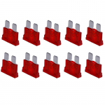10 tk 10 AMP terakaitsmed standardsed punased 10 A lamekaitsmed auto mootorratta kaubik auto 1