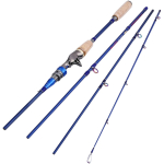 4 sektsiooniga kaasaskantav &otilde;ngeritv, karpkala bassi &otilde;ngeritv, k&otilde;rge 99% s&uuml;sinikusisaldusega p&uuml;&uuml;gikepp Spinning Fishing Rod punane