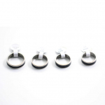 Dubonnet naiste meeste lihtsad pulmakihlamised roostevabast terasest s&otilde;rmer&otilde;ngaste rihma kaunistused 6