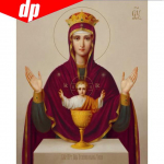 5D isetehtud teemantmaal, &uuml;mmargune religioon, perekond mosaiikristpistega n&auml;put&ouml;&ouml; teemanttikandid 20X30
