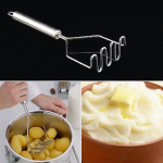 Roostevabast terasest lainekujuline kartulipudruni puuviljal&otilde;ikur purustaja k&ouml;&ouml;gitarvikud