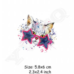 Mini isetegemise plaastrid triigitavad plaastrid riietele Lastele T-s&auml;rk kleidid DIY tarvikud pestavad