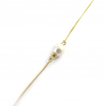 Les Tr&eacute;sors De Lily [M6670] - kullatud k&auml;ev&otilde;ru  Perla  valge kuld - 8 mm kuld