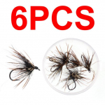 Bimoo 6PCS #12 Forellip&uuml;&uuml;gi K&auml;rbse Spider K&auml;rbsemustrid Forellik&auml;rbsed #12 must