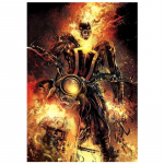 T&auml;ielik 5D isetehtud teemantmaal Burning Devil Teemanttikandid Ristpistes Kodukaunistus K&auml;sitsi valmistatud kingitus 20X25CM