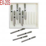 10 tk Diamond Burs Dental FG 1,6 mm kiired puurid poleerimiseks ja silumiseks hambapoleerimismasinad EX-20S