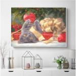 DIY joonisfilm j&otilde;ulud 5D teemantmaal T&auml;isringi puur Rhinestone j&otilde;uluvana mosaiik tikandid Ristpistes komplektid Kodukaunistus Full Round 20X30CM