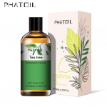 PHATOIL 5ML/10ML/30ML/100ML Teepuutaimede eeterlik &otilde;li spaamassaaži jaoks n&auml;osaunad &otilde;huniisutajad &otilde;hupuhastid ahendavad nahapoore teepuu&otilde;li Tea Tree-100ml