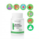 Selenometioniin Se uus eluallikas Seleen tervise edendamiseks 60 k&ouml;&ouml;giviljakapslit 60 capsules (for 1 month)