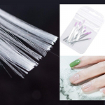 10 tk/pakend klaaskiust k&uuml;&uuml;nepikendus siidist k&uuml;&uuml;nekunst Ehitusvorm Fibernails akr&uuml;&uuml;lotsikud k&uuml;&uuml;nesalongi UV-geel manik&uuml;&uuml;ri t&ouml;&ouml;riistad