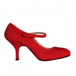 Candy Color &otilde;hukesed k&otilde;rged kontsad sametnahast naiste kingad Seksikad pumbad Elegantne vabaaja pulmakingad tikkp&uuml;ksid 7.5 punane