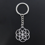 Hot Fashion Flower Of Life Jooga 37x32mm ripats 30mm v&otilde;tmehoidja Meeste Auto Kingitus Suveniirid V&otilde;tmehoidja h&otilde;be