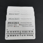 10 pakki Metallist Hambaravi Hambad Ortodontia Standard Edgewise Klambrid Traksid Ilma Konksuta/3 Konksuga/345 Konksuga No Hook-10Packs