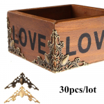 20 tk/40 tk metallist nurgaklambrid kullast pronksiv&auml;rvi 40 mm nurgaklambrid fotoraamile, m&ouml;&ouml;blikaitsele, dekoratiivsele 20pcs h&otilde;be