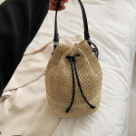 Yogodlnsi suvine p&otilde;imitud p&otilde;hust &auml;mbrikott naistele, lihtne n&ouml;&ouml;riga ranna &otilde;lakott 28x14x30cm