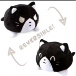 P&ouml;&ouml;ratav Flip Cat Palus m&auml;nguasi Armas loomakene nukk Black and white cat