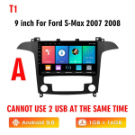 Loominguline Androidi autoraadio for Ford S Max S-MAX 2007 2008 AT Autoraadio Multimeedia Videopleier Navigatsioon GPS Stereo Auto Android HU No 2 Din DVD