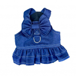 Kaunid mugavad pulloveriga koeraseeliku rakmed Printsessi koerte komplektid &otilde;ues L sinine