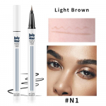 Julystar Lying Silkworm Pen Waterproof Quick-drying Brown Liquid Eyeliner Is Not Easy To Smudge Eye Makeup Natural Lasting Eyeliner