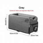 Koera autoistme ohutusauto keskne kassi koerte voodi Kaasaskantav koerahoidja v&auml;ikestele koertele kassidele &otilde;ues reisimiseks Koeraauto reisitarvikud 42x22x20 CM
