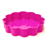 Les Tr&eacute;sors De Lily [A1759] &ndash; roosa 'Part de Coeur' silikoonvorm &ndash; 24x5 cm Heleroosa