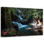 Feeby l&otilde;uenditr&uuml;kk, kosk troopikas 60x40 roheline