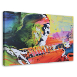 L&otilde;uendiprint Kurt Cobain Nirvana 60x40 mitmev&auml;rviline