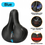 MTB jalgratta sadulate iste suur tagumik jalgratta maanteeratta sadul Maastikuratta geelist istme amortisaator laiad mugavad tarvikud Blue Suspension Ball nagu n&auml;idatud v&auml;rv