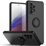 Luksuslik magnetiline silikoon&uuml;mbris Samsung Galaxy S23 S21 S22 Ultra Plus FE A14 A34 A54 A52 A32 A53 A13 4G 5G pehme t&auml;istagakaanega r&otilde;ngahoidja alus for Samsung A52s 5G must