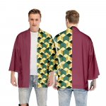 Meeste Naiste Anime Kimono Kamado hommikumantel Jaapan Cosplay Kost&uuml;&uuml;m Kampsun Demon Slayer Kimetsu No Yaiba Haori Yukata Unisex Lahe &Uuml;ler&otilde;ivas XXL
