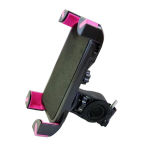 360 kraadise p&ouml;&ouml;rlemisega reguleeritav telefoni kinnitusklamber jalgratta universaalne raputusvastane hoidik jalgratta juhtraud mobiiltelefoni alus roosa punane v&auml;rv