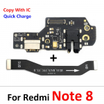 Xiaomi Redmi Note 7 8 8T 9 9S 10 10S 11 Pro 4G 5G dokipistiku mikro-USB laadija laadimisporti Emaplaadi p&otilde;hipaind Note 8