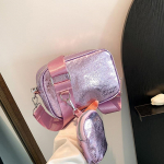 Yogodlns PU-nahast v&auml;ike kuldne &otilde;lakott Naistele Luksuslik Disain &uuml;hev&auml;rviline Sqaure Naiste Moodsad kotid 20x7x14cm