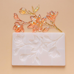 Silikoonvorm Magnoolia lilleepoksiidvorm kaelakee ripats vaikvorm K&auml;sitsi valmistatud isetehtud ehted 01